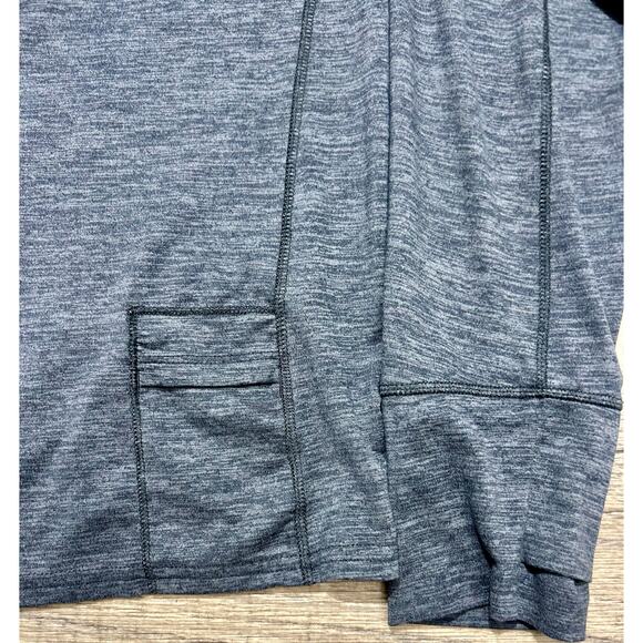 Brooks Active Jacket Mens Fleece Sz Small - Fleece Warm 1/4 Zip Gray! - Picture 6 of 6